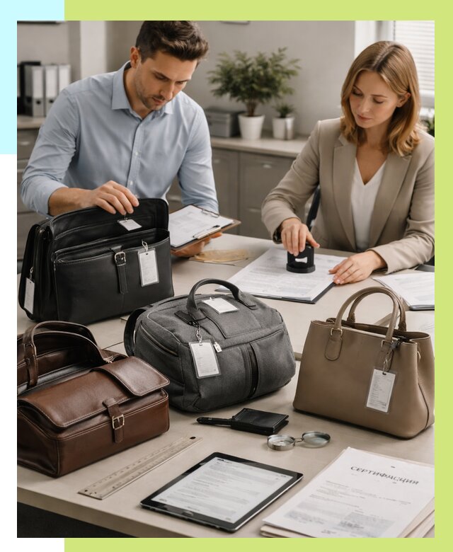 Сертификация сумок в Ступине от 7796 руб. | Алешин-Стп