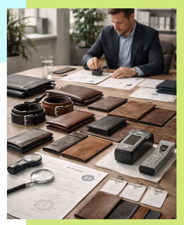 Сертификация кожаных изделий в Ступине от 12473 р. | Алешин-Стп