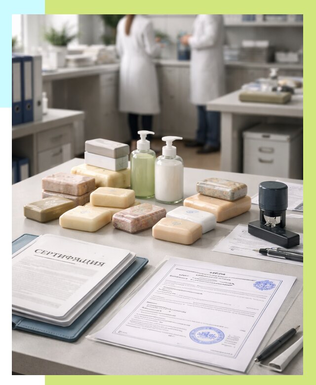 Сертификация мыла и сертификат на мыло в Ступине от 12473 | Алешин-Стп