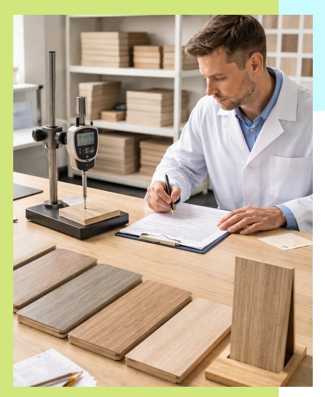 Сертификация ламината с испытаниями и оформлением документов в Ступине