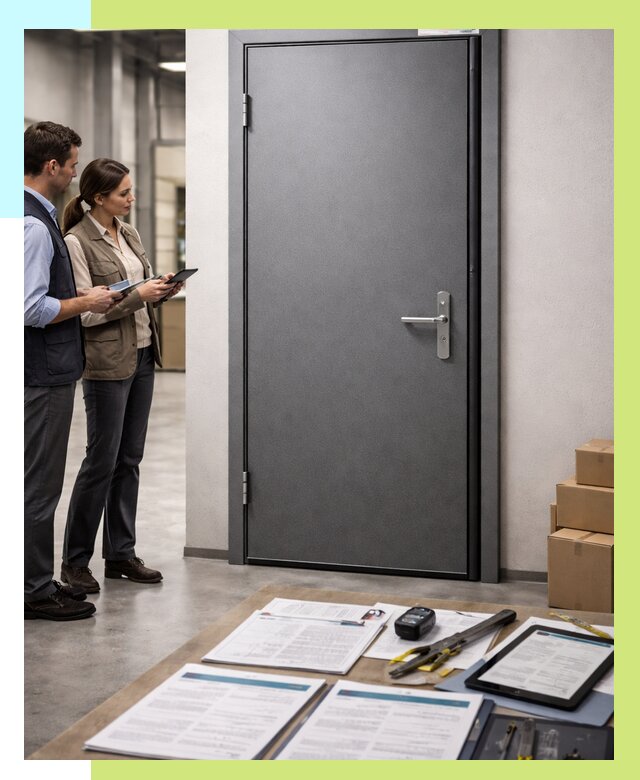 Сертификация противопожарных дверей в Ступине от 9355 р. | Алешин-Стп