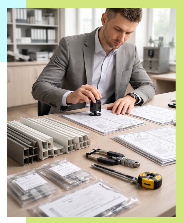 Сертификация ПВХ продукции в Ступине от 8835 р., Алешин-Стп