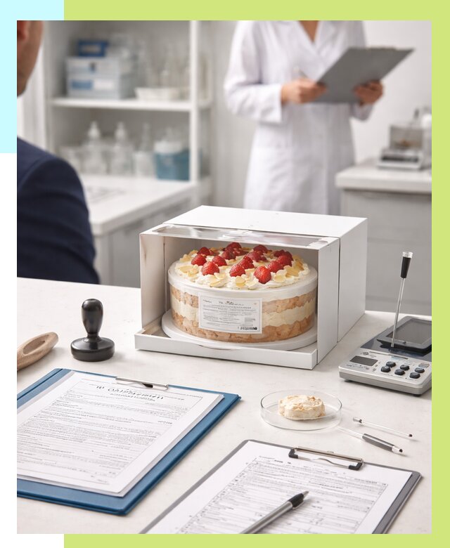 Сертификация тортов в Ступине от 9355 р. заказать | Алешин-Стп