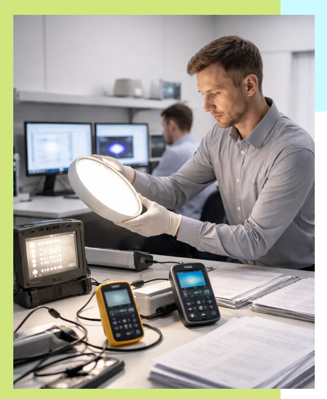 Сертификация светильников в Ступине: испытания и оформление