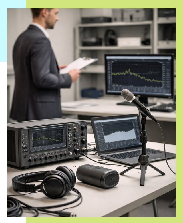 Сертификация аудиотехники в Ступине от 15591 р., Алешин-Стп