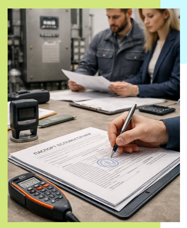 Оформление паспорта эксплуатации оборудования в Ступине