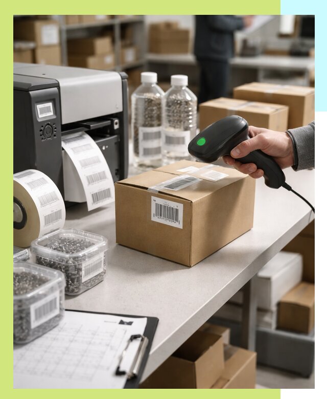 Штрихкодирование продукции и маркировка для продажи в Ступине