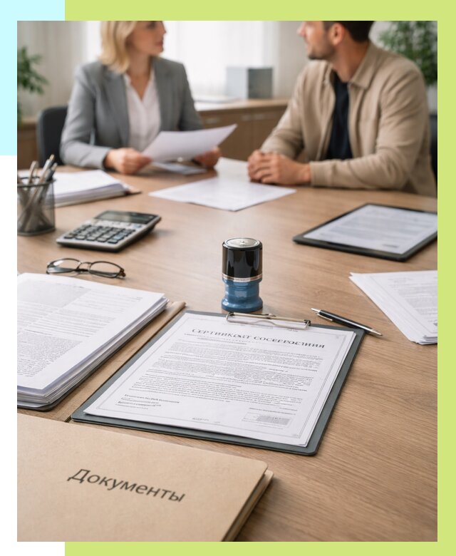 Сертификат соответствия на продукцию в Ступине от 15591 р.|Алешин-Стп