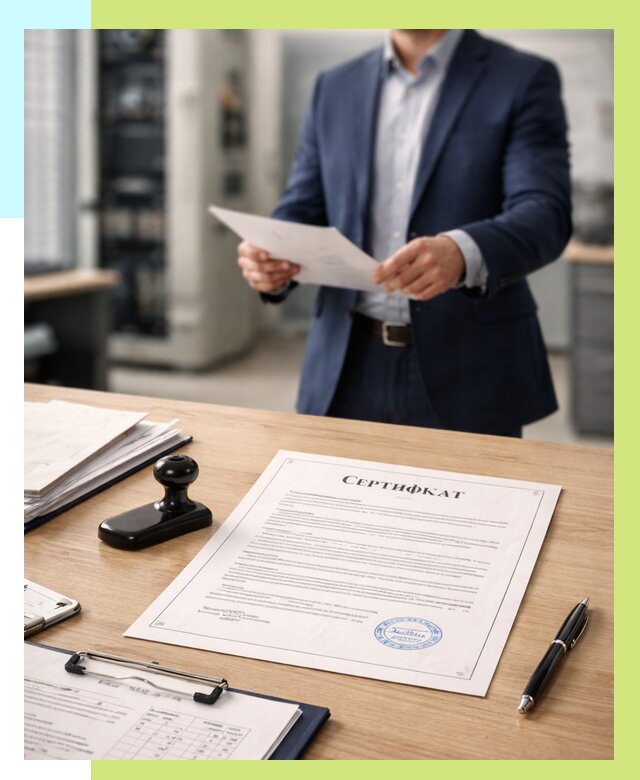 Сертификат на оборудование в Ступине от 15591 р. | Алешин-Стп