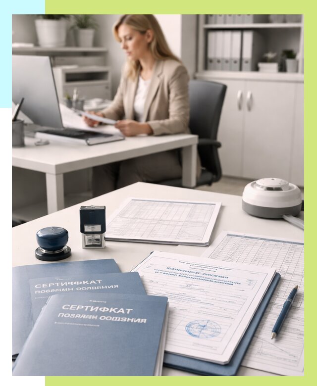 Сертификаты пожарной безопасности в Ступине от 15591 р. | Алешин-Стп