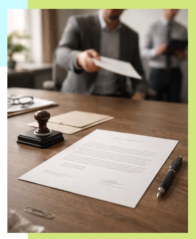 Отказное письмо по сертификации в Ступине от 3638 р. | Алешин-Стп