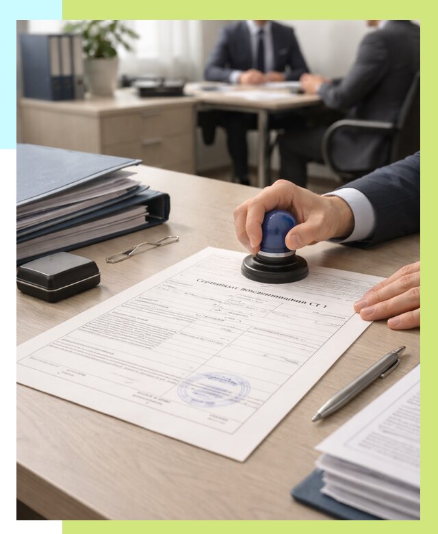 Сертификат происхождения СТ 1 в Ступине от 4677 р. | Алешин-Стп