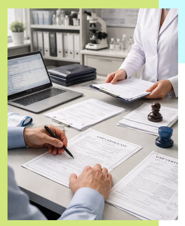 Оформление сертификата GMP в Ступине для фармпроизводства