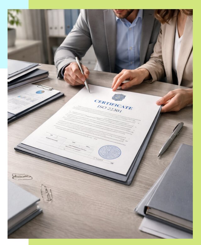Сертификат ISO 22301 в Ступине от 46773 р. | Алешин-Стп срочно
