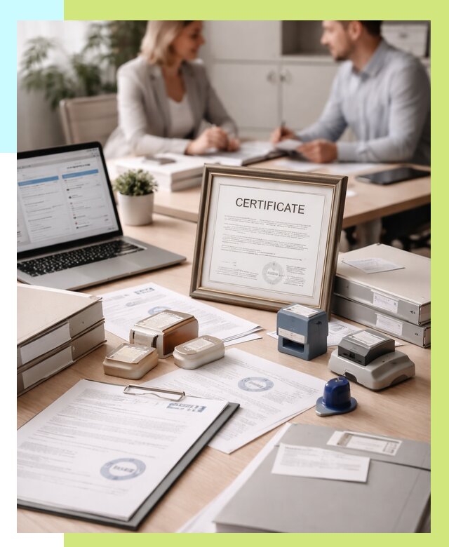 Сертификация компании в Ступине от 46773 р. | Алешин-Стп — заказ